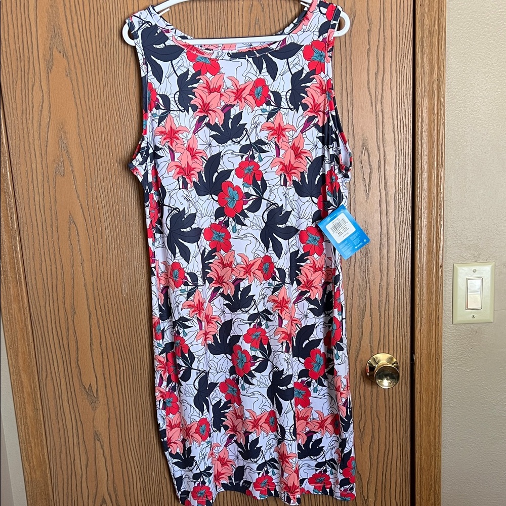 Columbia Omni Freeze Floral Sleeveless Dress - multi colors.